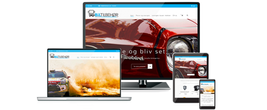 Biltilbehoer.com er designet responsivt