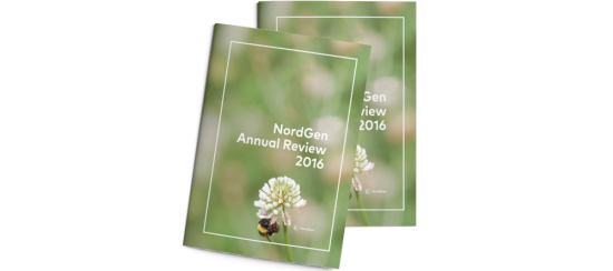NordGen årsrapport - design og layout af publikation